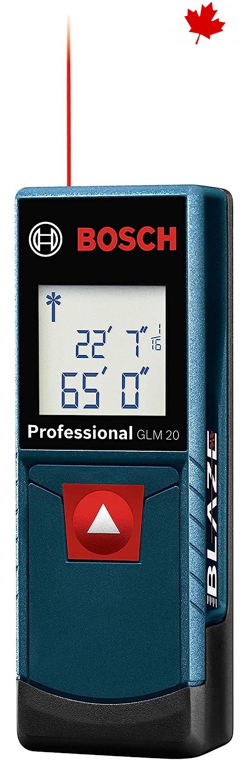 Accurate and Real Time Measurement with GLM20 Blaze 65ft Laser