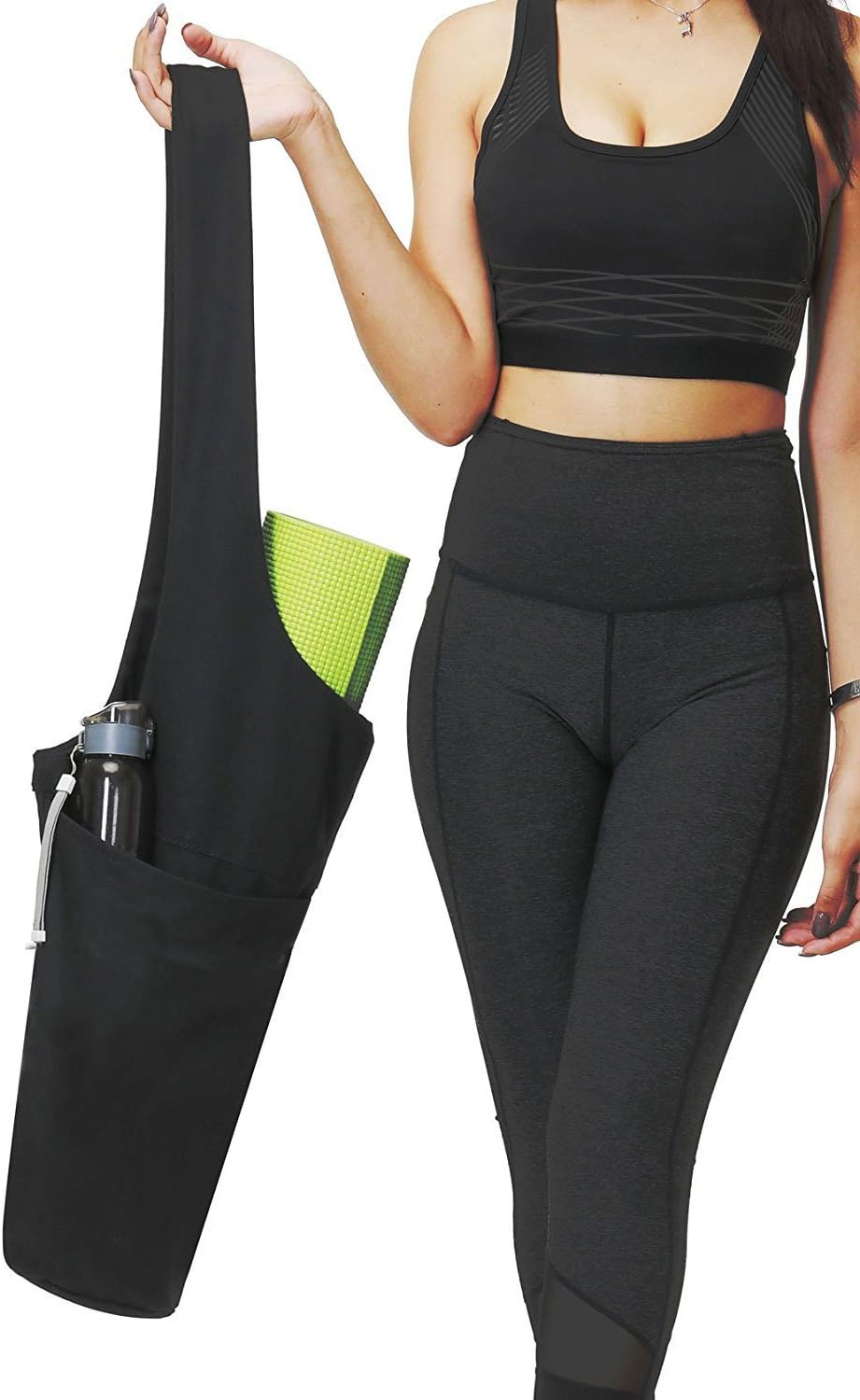 Yoga Mat Bag with Large Size Pocket, Yoga Mat Carrier Large Gym