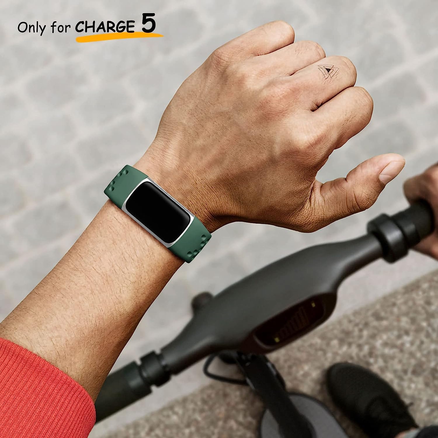 4-Pack Straps compatible with Fitbit Charge 6 / Charge 5 Strap
