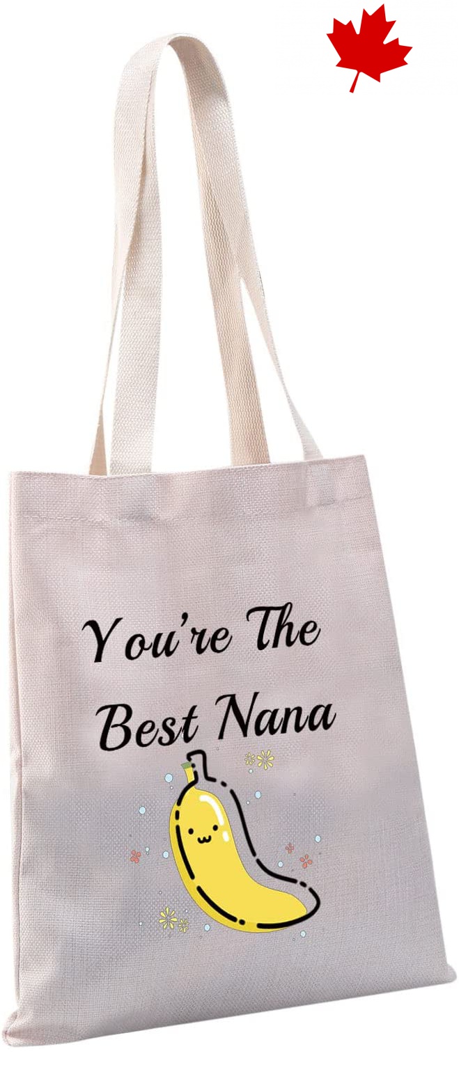 Thank You Grandma - Nana Banana Tote Bag, the Best Nana Granny